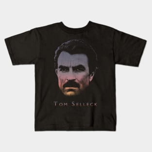 80s Retro  Tom Selleck Kids T-Shirt